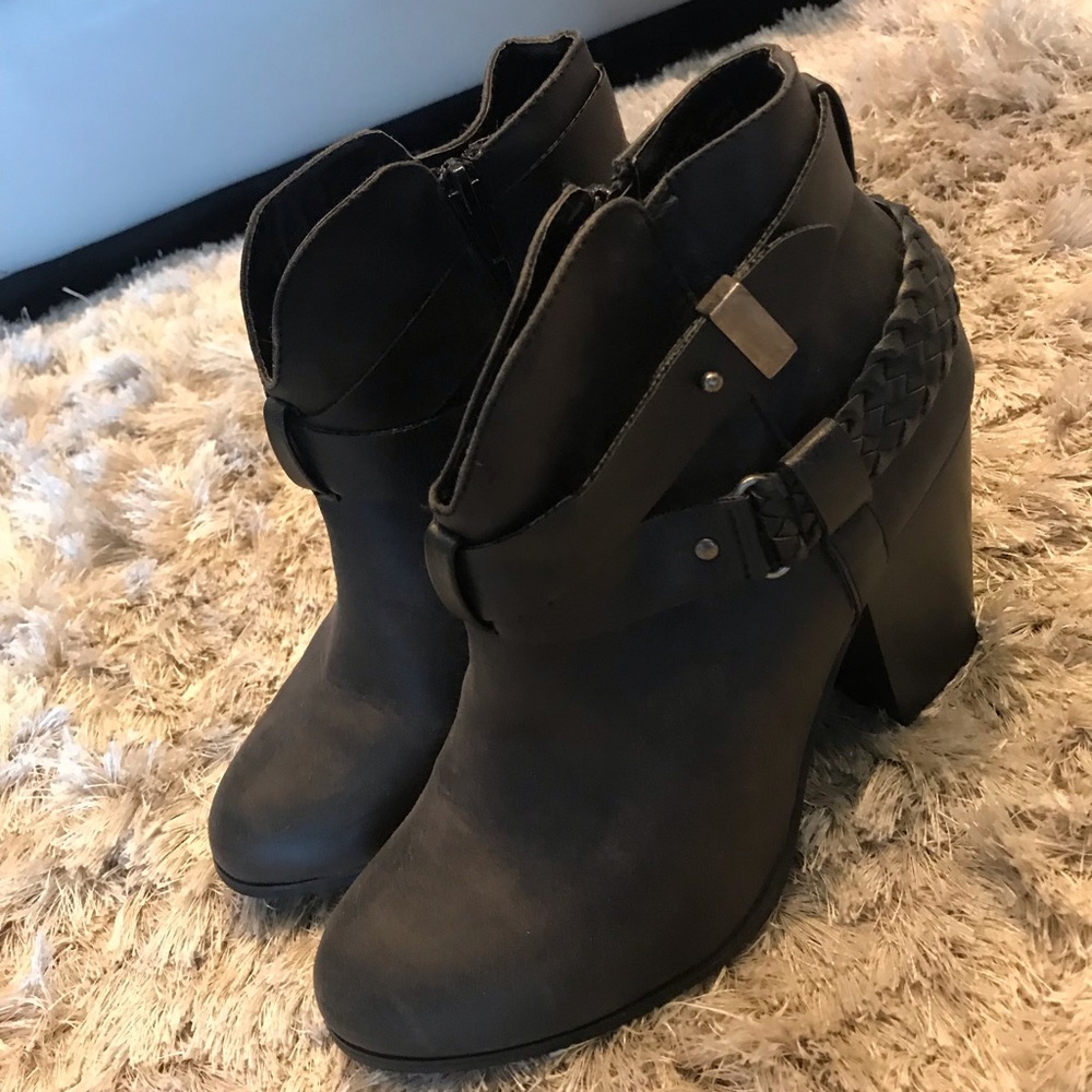 Black booties/ boots